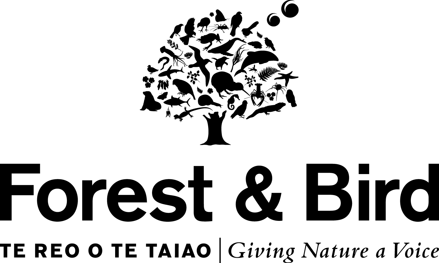 F&B Logo Vertical Stacked Black